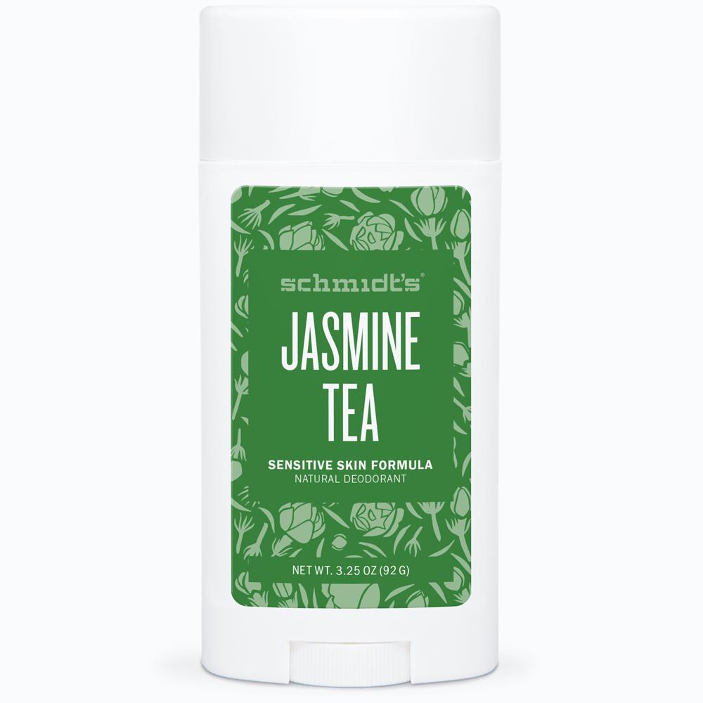 Schmidt's Fragrance Free Sensitive Skin Deodorant, Jasmine Tea - 3.25 Ounces