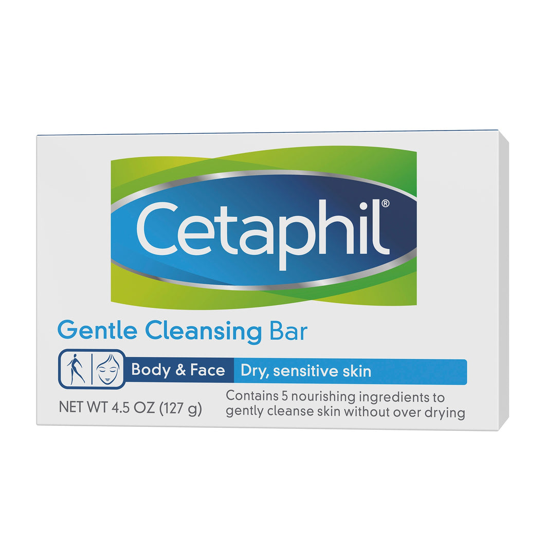Cetaphil Gentle Cleansing Bar - 4.5 Ounce Each