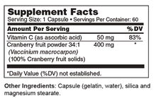 Load image into Gallery viewer, Cranberry Concentrate 400 mg w/ Vitamin C
