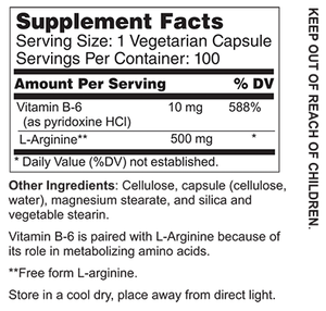 L-Arginine 500 mg Capsules