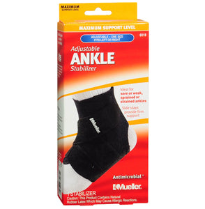 Mueller Adjustable Ankle Stabilizer, Maximum Support - One Size Fits Most