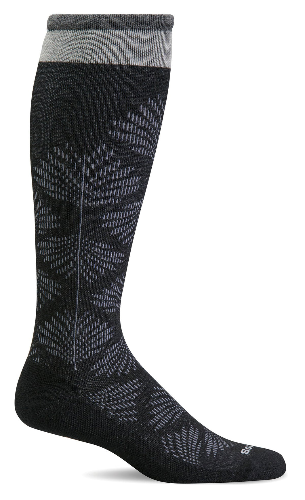 Sockwell Women's Full Floral Graduated Compression Socks - Wide Calf Fit