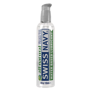 Swiss Navy All Natural Water Based Lubricant, 4 OZ