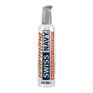 Swiss Navy Water-Based Warming Lubricant, 2 Ounce