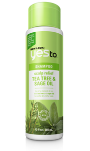 Yes To Tea Tree & Sage Oil Scalp Relief Shampoo - 12 Ounce