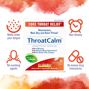ThroatCalm - 60 Dissolving Tablets