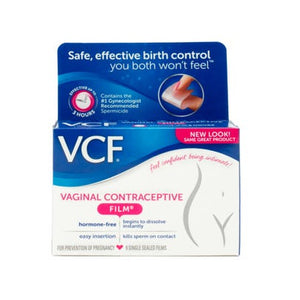 VCF Vaginal Contraceptive Films - 9 Count