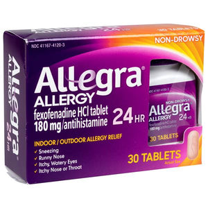 Allegra Allergy 24 Hours Tablets - 30 Count