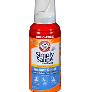 Simply Saline Sterile Saline Nasal Mist, Instant Relief - 4.5 Ounce