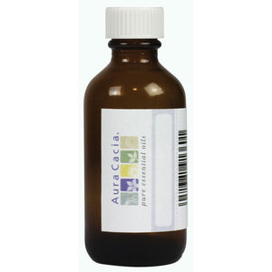 Aura Cacia Amber Bottle with Writable Label - 2 Ounce