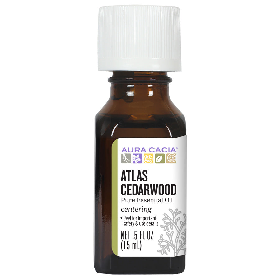 Aura Cacia Atlas Cedarwood Essential Oil - 0.5 Ounce