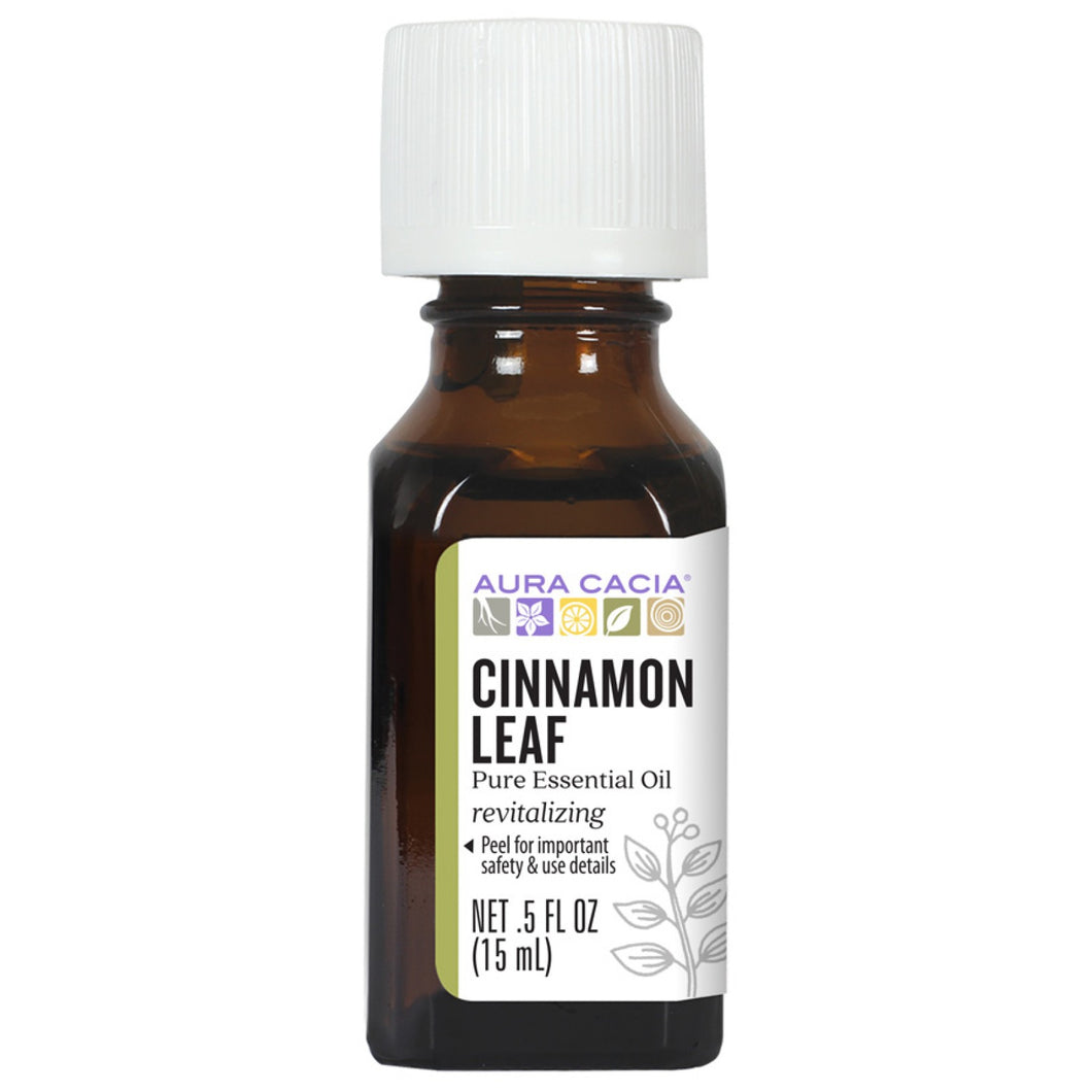 Aura Cacia Cinnamon Leaf Essential Oil - 0.5 Ounce