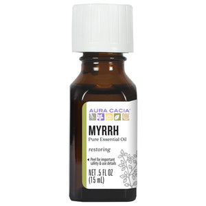 Aura Cacia Myrrh Essential Oil - 0.5 Ounce