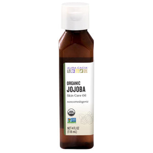 Aura Cacia Organic Jojoba Oil, Skin Care - 4 Ounces