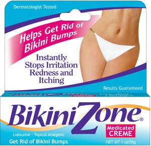 Bikini Zone Medicated After Shave Topical Creme - 1 Ounce