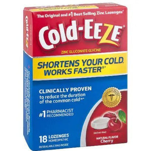 Cold-EEZE Cold Remedy Cherry Lozenges -- 18 Count