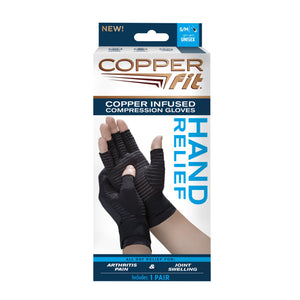 Copper Fit Compression Gloves, Unisex