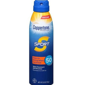 Coppertone Sport Sunscreen Spray SPF 50 - 5.5 Ounce
