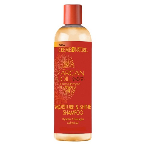 Creme of Nature Moisture & Shine Shampoo, Argan Oil - 12 Ounce