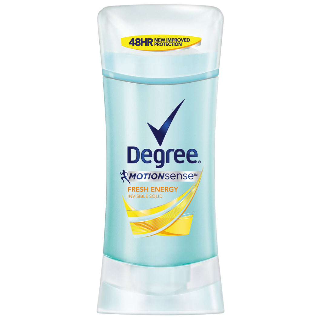 Degree MotionSense Antiperspirant Deodorant Invisible Solid, Fresh Energy - 2.6 Ounce