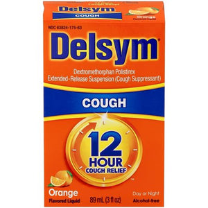 Delsym 12 Hour Cough Suppressant Orange - 3 OR 5 Ounce