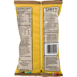 Dirty Potato Chips, Sour Cream & Onion Kettle Chips - 2 Ounce