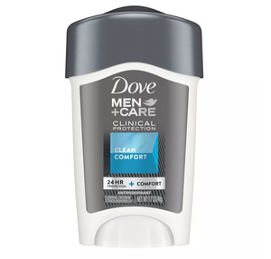 Dove Men+Care Clinical Protection Antiperspirant & Deodorant Clean Comfort - 1.7 Ounces