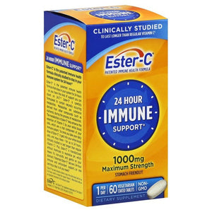 Ester-C Vitamin C Tablets Maximum Strength 1000mg - 60 Count