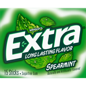 Extra Spearmint Sugar Free Gum - 15 Pieces