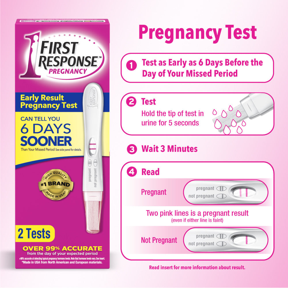 Early Result Pregnancy Test, First Response
