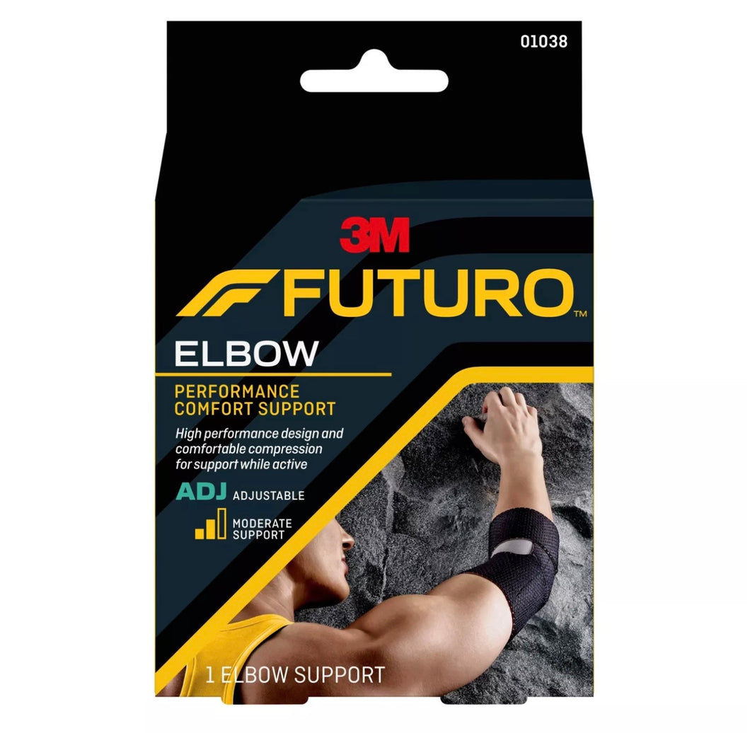 FUTURO Elbow Performance Comfort Support, Adjustable Moderate