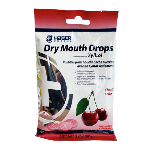 Hager Pharma Dry Mouth Drops with Xylitol - 26 count