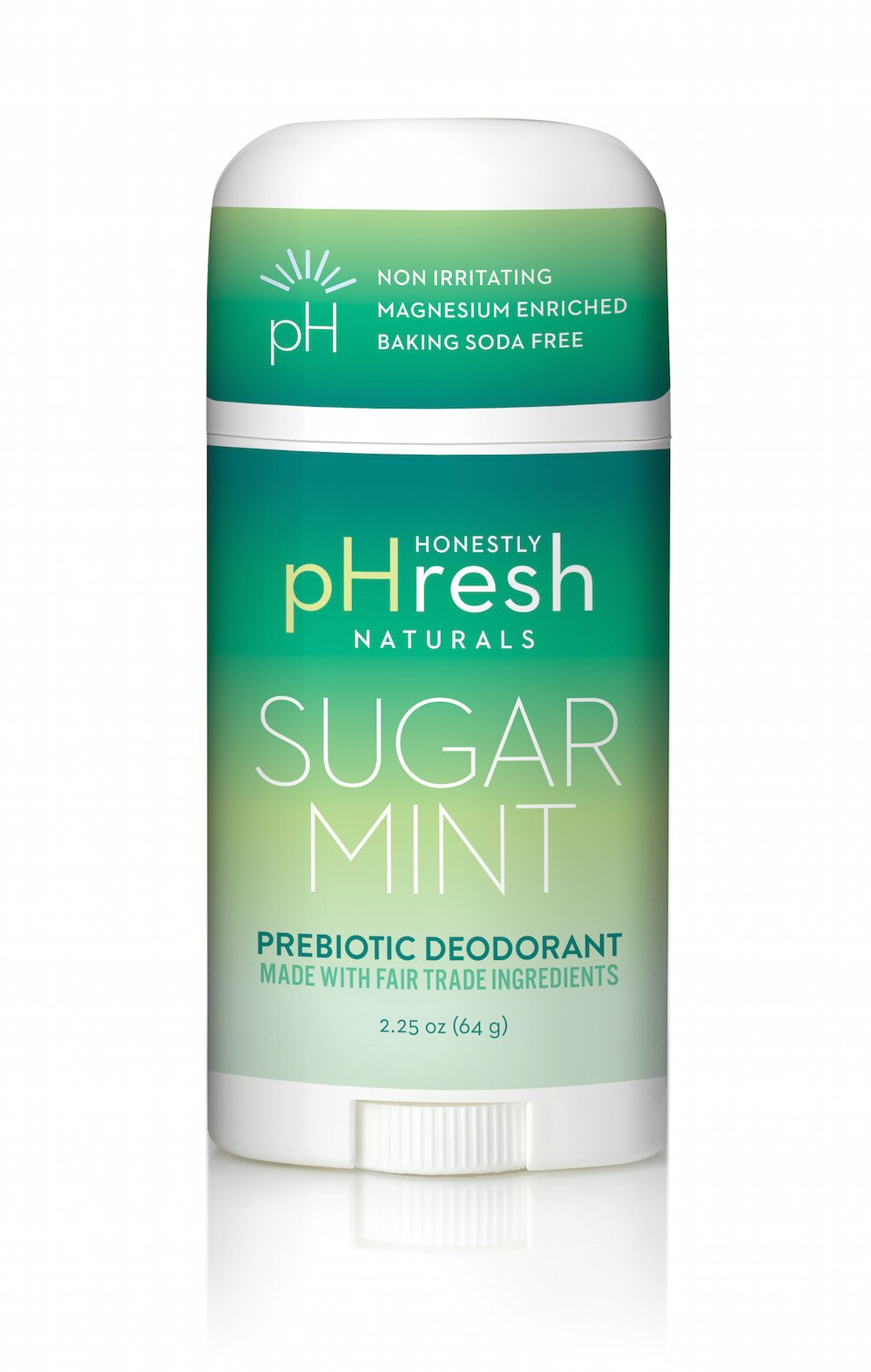 Honestly pHresh Sugar Mint Natural Deodorant Stick - 2.25 Ounce