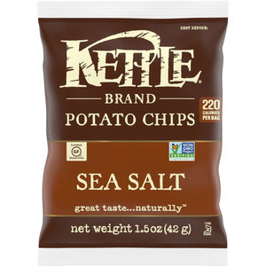 Kettle Brand Chips, Sea Salt - 1.5 Ounce