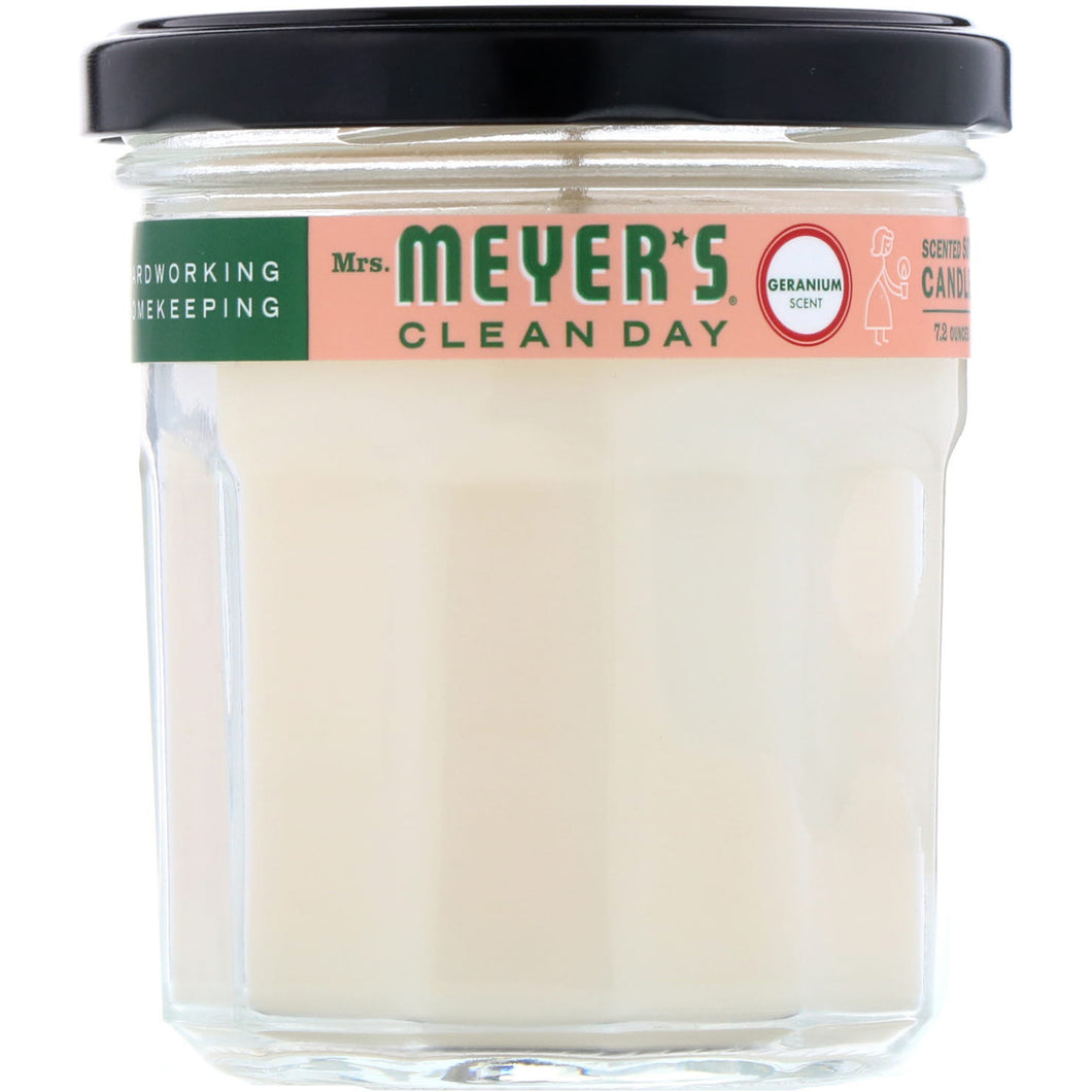 Mrs. Meyer's Clean Day Geranium Soy Candle, Large - 7.2 Ounce