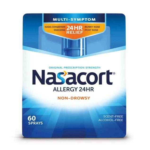 Nasacort Allergy 24 Hour Relief Full Prescription Strength - 60 Sprays