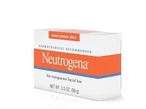 Neutrogena Facial Cleansing Bar for Acne-Prone Skin, 3.5 Ounce
