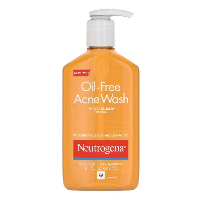 Neutrogena Oil-Free Salicylic Acid Acne Fighting Face Wash - 9.1 Ounce