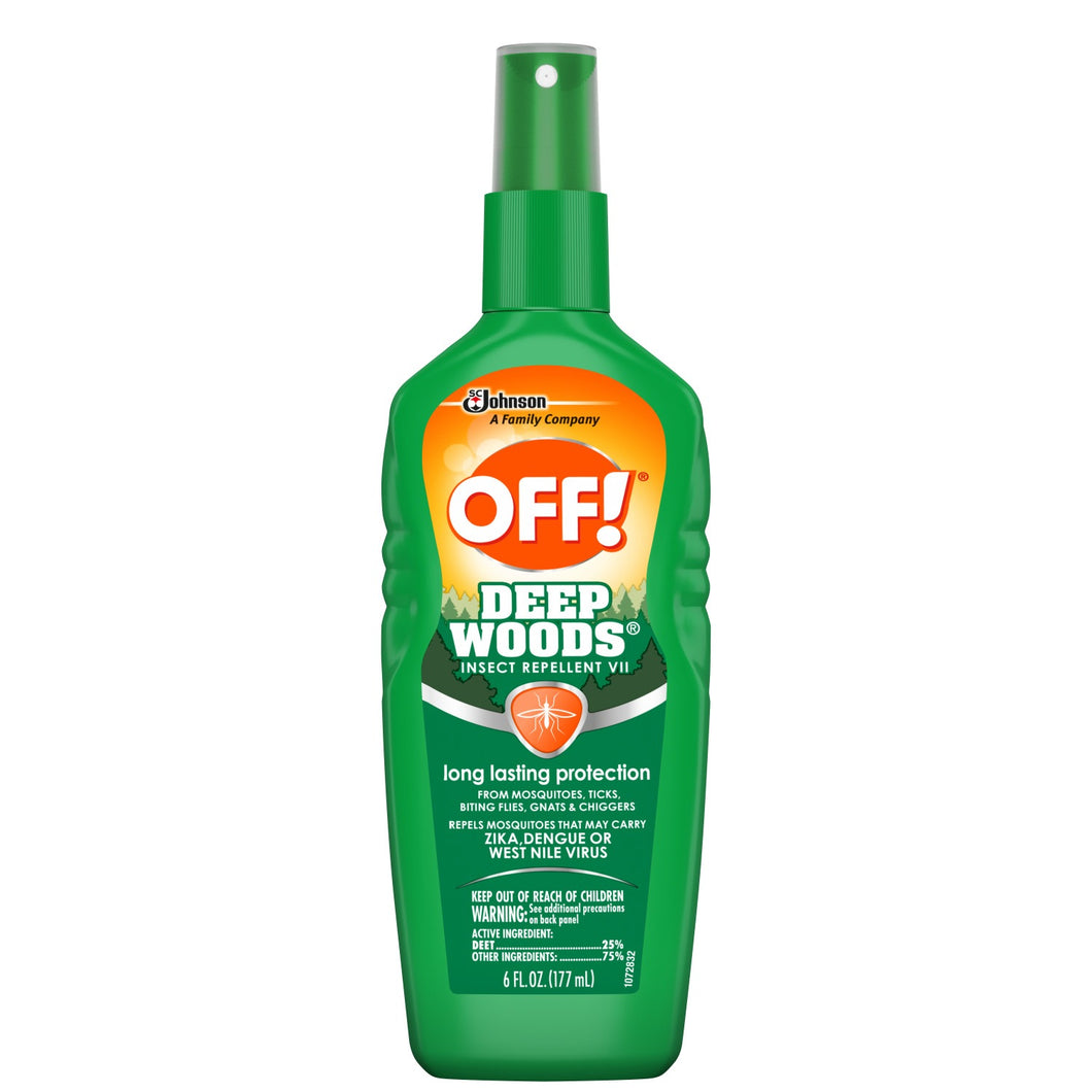 OFF! Deep Woods Insect Repellent VII Spray- 6 Ounces