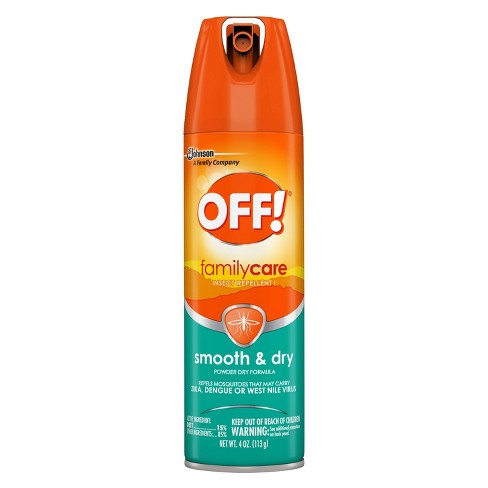 OFF! FamilyCare Insect Repellent I, Smooth & Dry Powder Spray - 6 Ounces