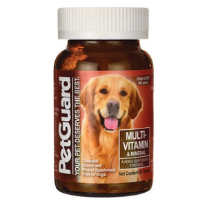 PetGuard Multi-Vitamin & Mineral for Dogs - 50 Chewable Tablets