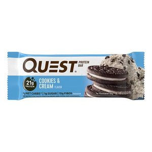 QUEST Protein Bar Cookies & Cream - 2.12 Ounce