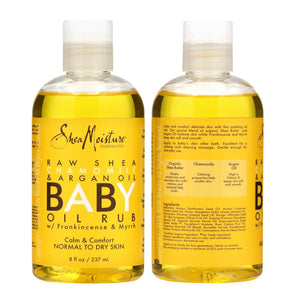 Shea Moisture Raw Shea, Chamomile & Argan Oil Baby Oil Rub - 8 Ounce