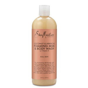 SheaMoisture Coconut and Hibiscus Foaming Milk & Body Wash - 16 Ounce