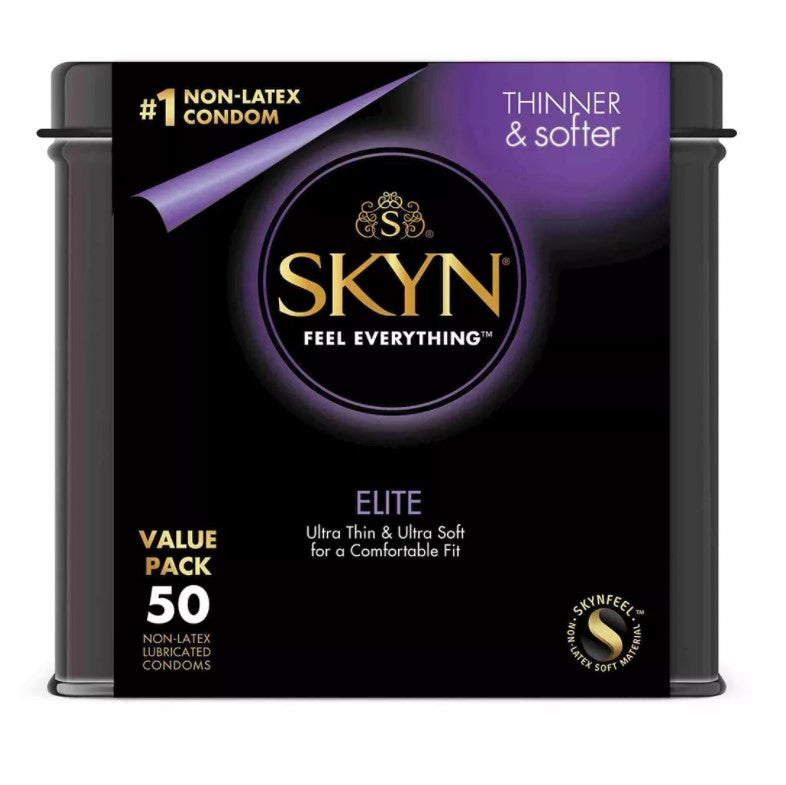 Skyn Elite Non-Latex Condom, 46 Count Value Pack