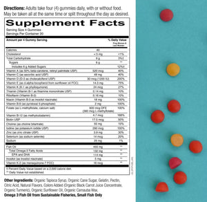 SmartyPants Prenatal Formula Multivitamin Gummies - 120 Count