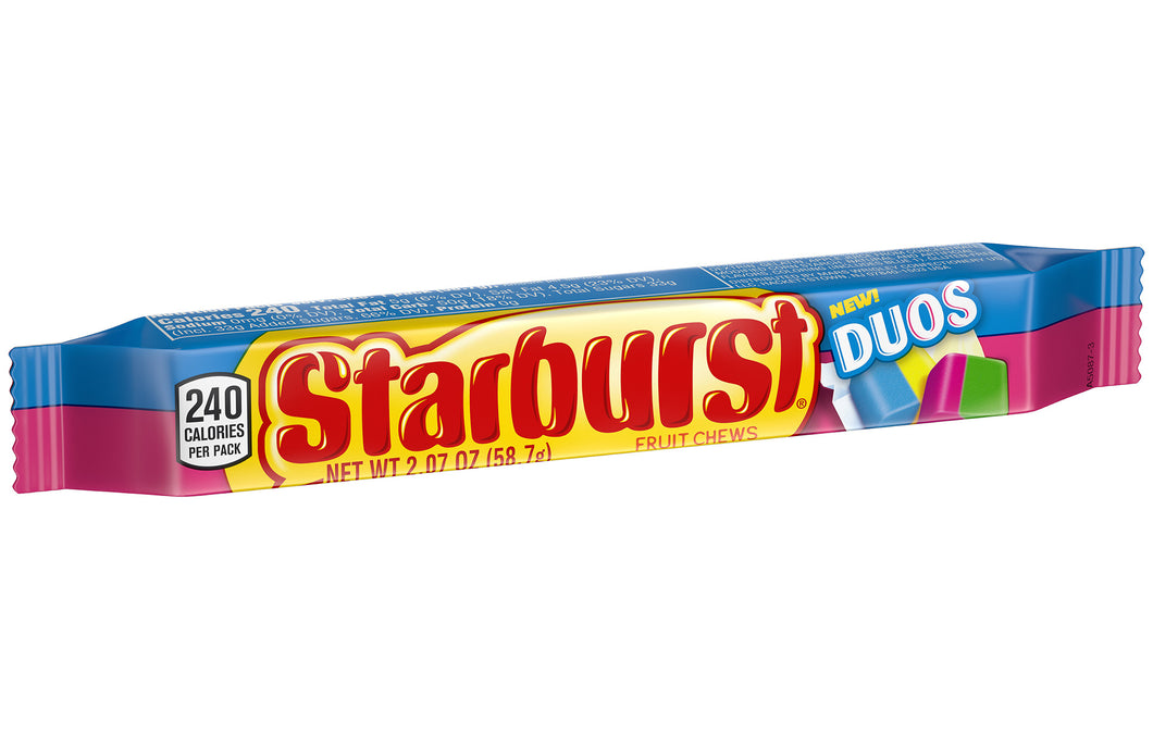 Starburst DUOS Fruit Chews Candy - 2.07 Ounce