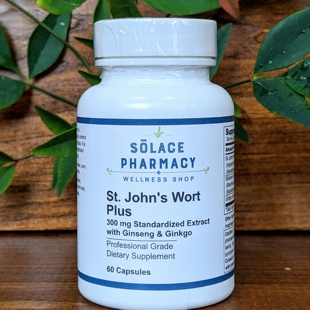St. Johns Wort Plus 300 mg w/ Ginseng & Ginkgo