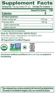 Traditional Medicinals Organic Moringa with Spearmint & Sage Tea