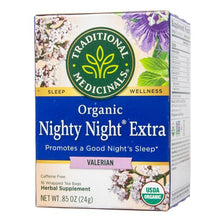 Load image into Gallery viewer, Traditional Medicinals Organic Nighty Night Extra Tea
